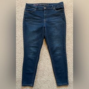 Dark Blue Women's Stretch Skinny Jeans